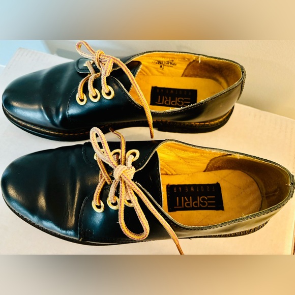 ESPIRIT Black Leather Version of Doc Martins Size 8.5 - Picture 3 of 4